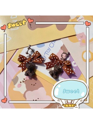 Cute Cartoon Bear Earrings