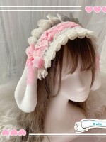 Cute Hairband with Plush Bunny Ears Cute Hairband with Plush Bunny Ears