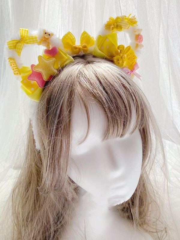 Cute Yellow Bear Ears KC Cute Yellow Bear Ears KC