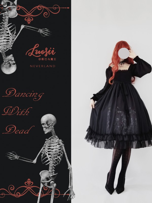 Dancing With The Dead Voile One-piece Dancing With The Dead Voile One-piece