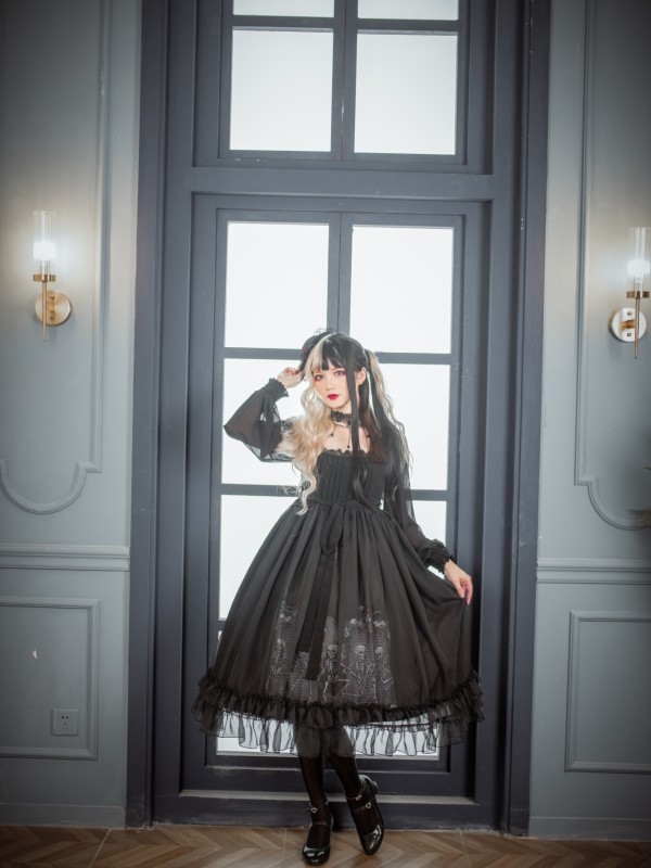 Dancing With The Dead Voile One-piece Dancing With The Dead Voile One-piece