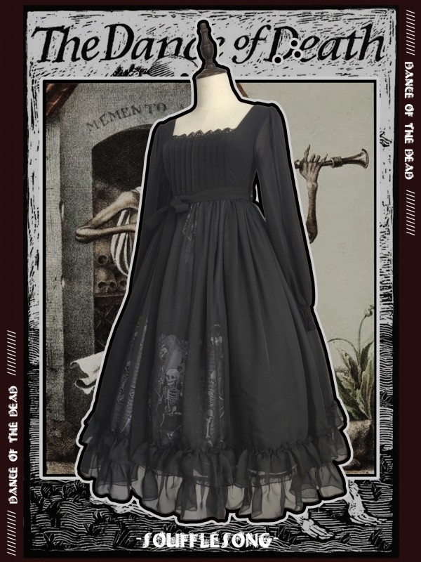 Dancing With The Dead Voile One-piece Dancing With The Dead Voile One-piece