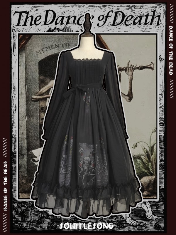 Dancing With The Dead Voile One-piece Dancing With The Dead Voile One-piece