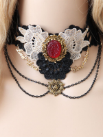 Dark Queen Gothic Lace Choker Dark Queen Gothic Lace Choker