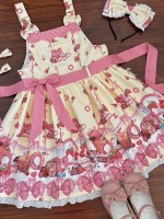 Dessert Party cute sweet print dress Dessert Party cute sweet print dress