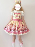 Dessert Party cute sweet print dress Dessert Party cute sweet print dress