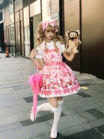 Dessert Party cute sweet print dress Dessert Party cute sweet print dress
