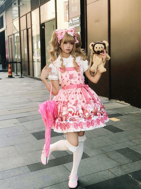 Dessert Party cute sweet print dress Dessert Party cute sweet print dress