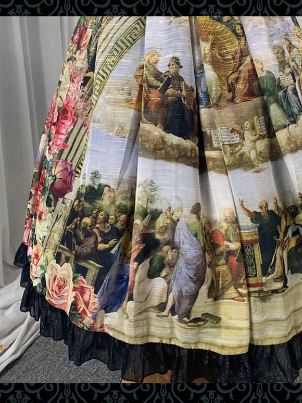Disputation of the Holy Sacrament Oil Printing Classic One-piece Disputation of the Holy Sacrament Oil Printing Classic One-piece