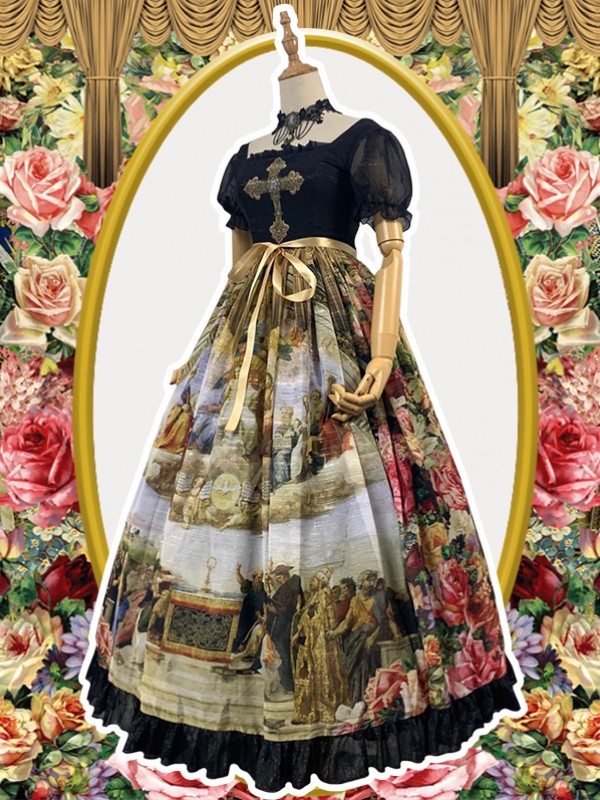 Disputation of the Holy Sacrament Oil Printing Classic One-piece Disputation of the Holy Sacrament Oil Printing Classic One-piece