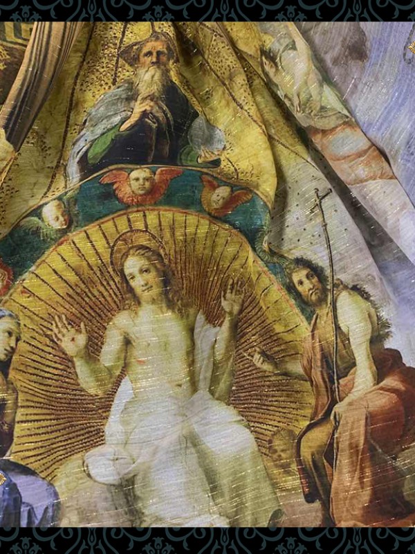 Disputation of the Holy Sacrament Oil Printing Classic One-piece Disputation of the Holy Sacrament Oil Printing Classic One-piece