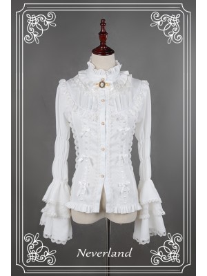Dracula Trumpet Sleeve Blouse