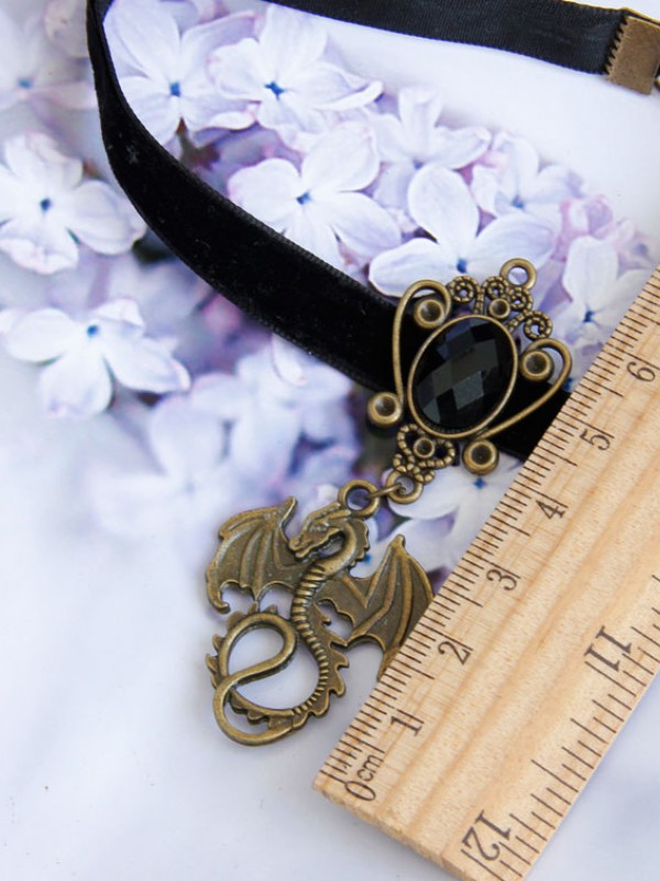 Dragon Pendant Choker Dragon Pendant Choker