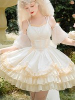 【Dream Dance】~Lolita Jumperskirt~Grace Corset Slim~Short ballet Dress