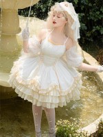 【Dream Dance】~Lolita Jumperskirt~Grace Corset Slim~Short ballet Dress 【Dream Dance】~Lolita Jumperskirt~Grace Corset Slim~Short ballet Dress