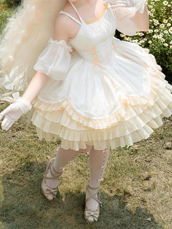 【Dream Dance】~Lolita Jumperskirt~Grace Corset Slim~Short ballet Dress 【Dream Dance】~Lolita Jumperskirt~Grace Corset Slim~Short ballet Dress