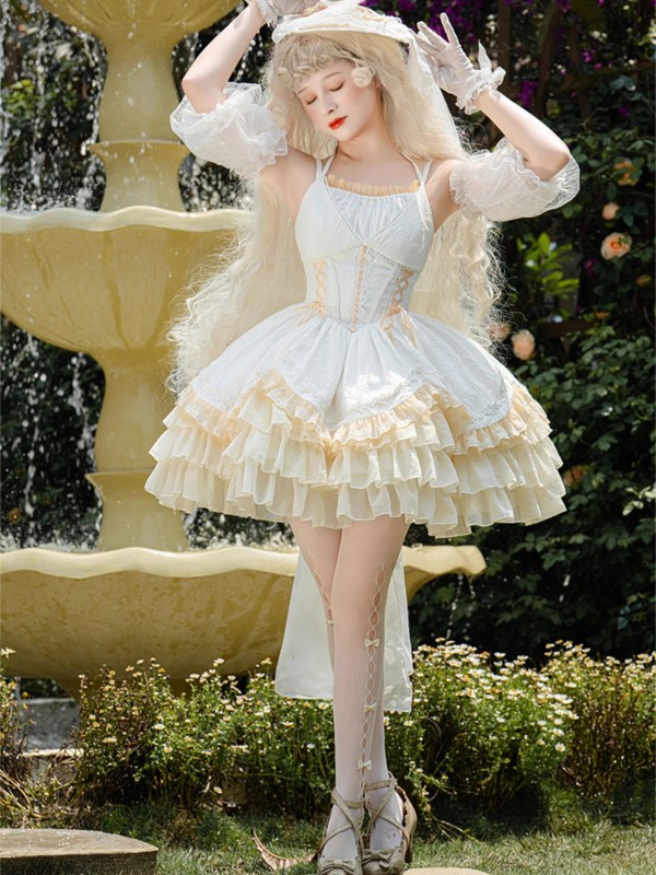 【Dream Dance】~Lolita Jumperskirt~Grace Corset Slim~Short ballet Dress 【Dream Dance】~Lolita Jumperskirt~Grace Corset Slim~Short ballet Dress