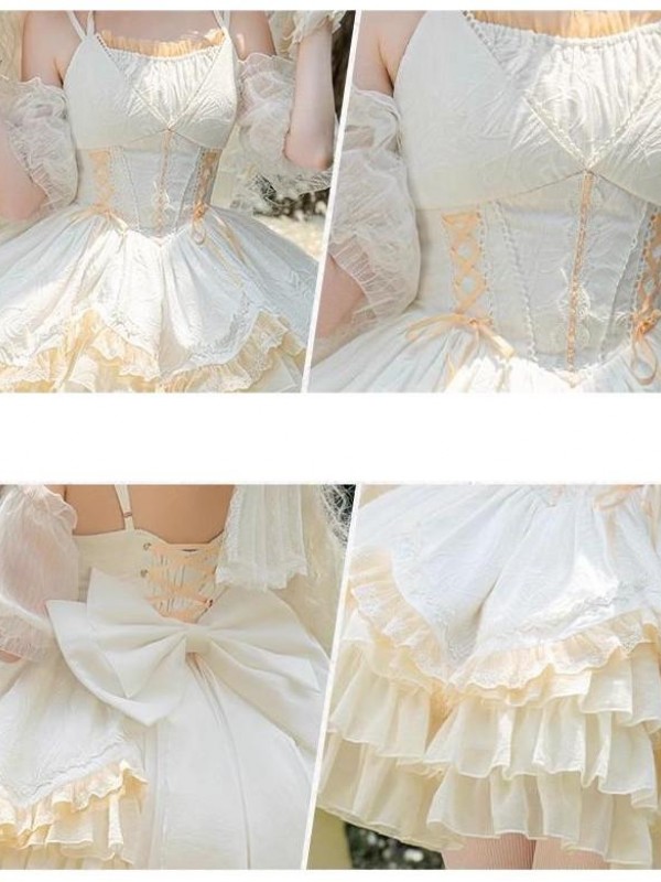 【Dream Dance】~Lolita Jumperskirt~Grace Corset Slim~Short ballet Dress 【Dream Dance】~Lolita Jumperskirt~Grace Corset Slim~Short ballet Dress