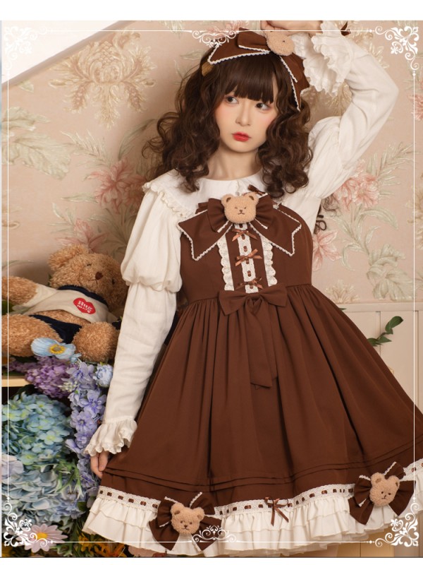 Eieyomi - Mousse Bear Jumperskirt Eieyomi - Mousse Bear Jumperskirt