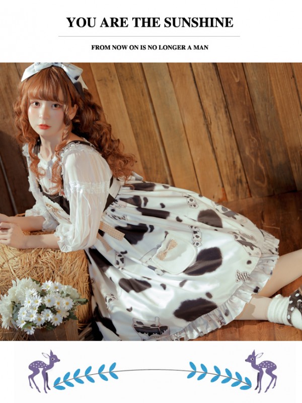 Eieyomi - Sweet Milk Candy Jumperskirt Eieyomi - Sweet Milk Candy Jumperskirt
