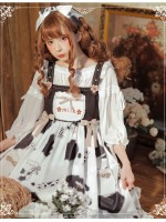 Eieyomi - Sweet Milk Candy Jumperskirt Eieyomi - Sweet Milk Candy Jumperskirt