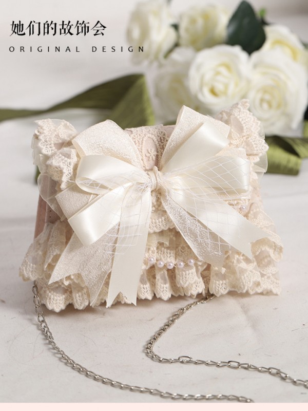 Elegant Bowknot Lace Lolita Bag Elegant Bowknot Lace Lolita Bag