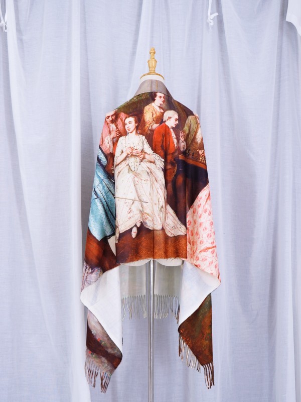European Oil Painting Scarf 027