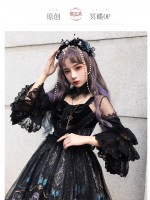 YINGLUOFU - Skull&Butterfly Gothic One-piece YINGLUOFU - Skull&Butterfly Gothic One-piece