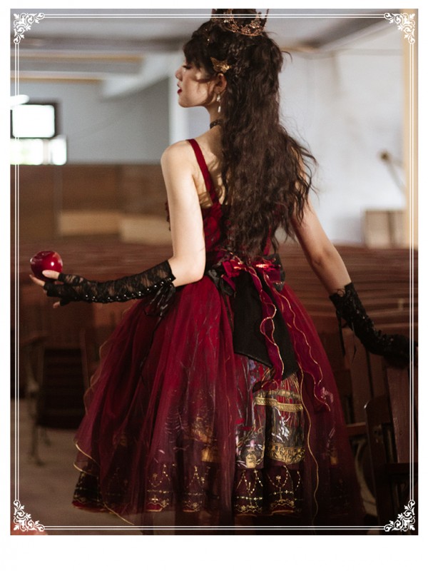 YINGLUOFU - Rotting Forest Gothic Jumperskirt YINGLUOFU - Rotting Forest Gothic Jumperskirt