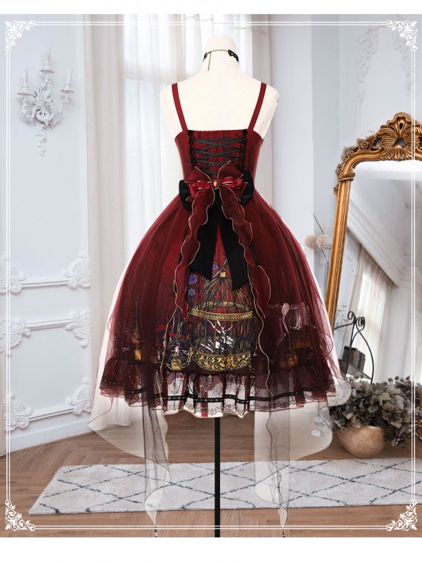 YINGLUOFU - Rotting Forest Gothic Jumperskirt YINGLUOFU - Rotting Forest Gothic Jumperskirt