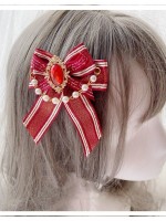 Faux Gemstone Pearl Chain Hair Clips Faux Gemstone Pearl Chain Hair Clips