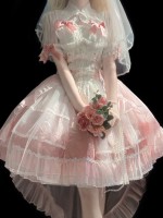 【Fog Love】~Lolita~Wedding style Fairy Jumperskirt 【Fog Love】~Lolita~Wedding style Fairy Jumperskirt