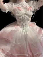 【Fog Love】~Lolita~Wedding style Fairy Jumperskirt 【Fog Love】~Lolita~Wedding style Fairy Jumperskirt
