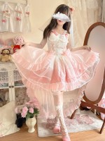【Fog Love】~Lolita~Wedding style Fairy Jumperskirt 【Fog Love】~Lolita~Wedding style Fairy Jumperskirt
