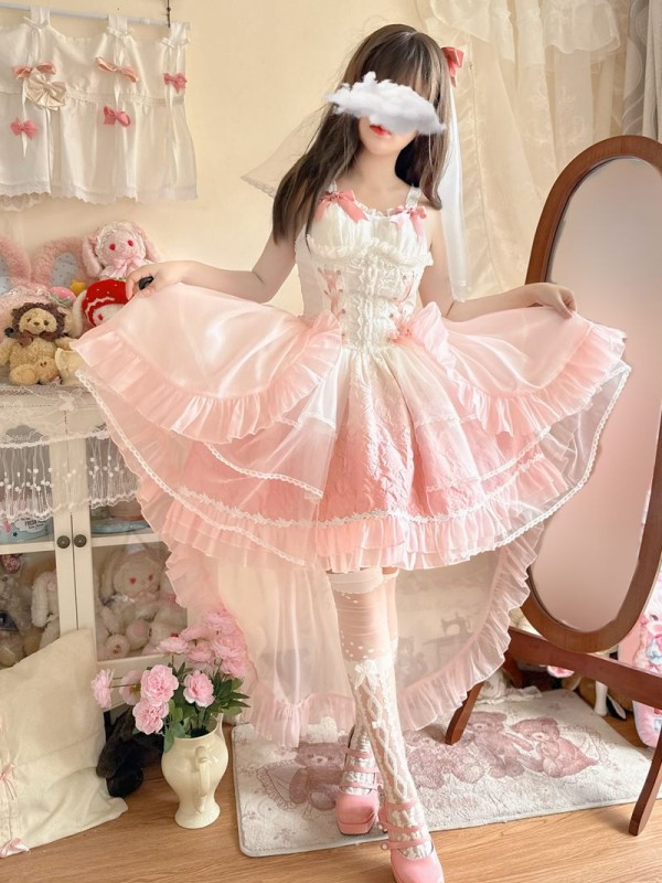 【Fog Love】~Lolita~Wedding style Fairy Jumperskirt 【Fog Love】~Lolita~Wedding style Fairy Jumperskirt