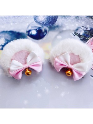 Furry Bear Ear Lolita Hair Clip
