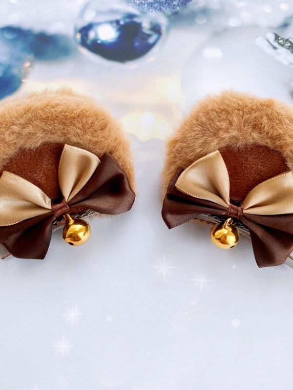 Furry Bear Ear Lolita Hair Clip Furry Bear Ear Lolita Hair Clip