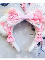 Furry Bear Ear Sweet Lolita KC