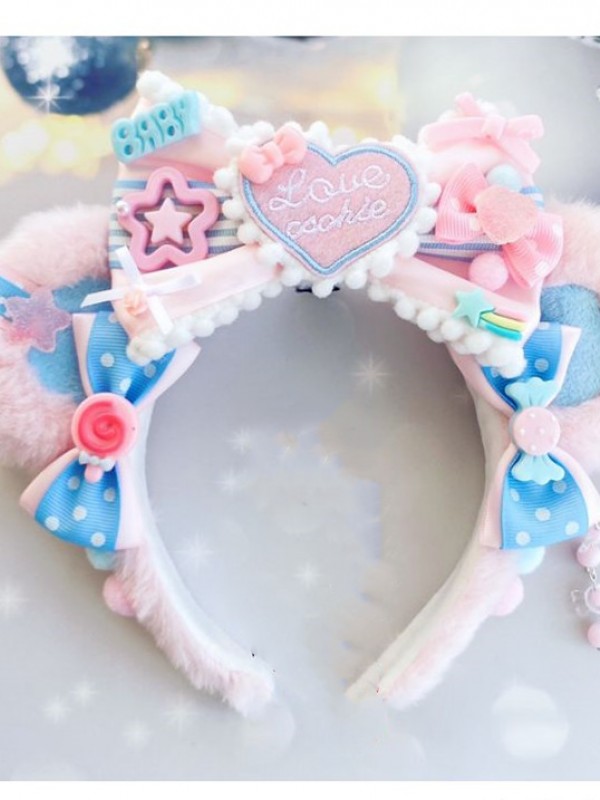 Furry Bear Ear Sweet Lolita KC