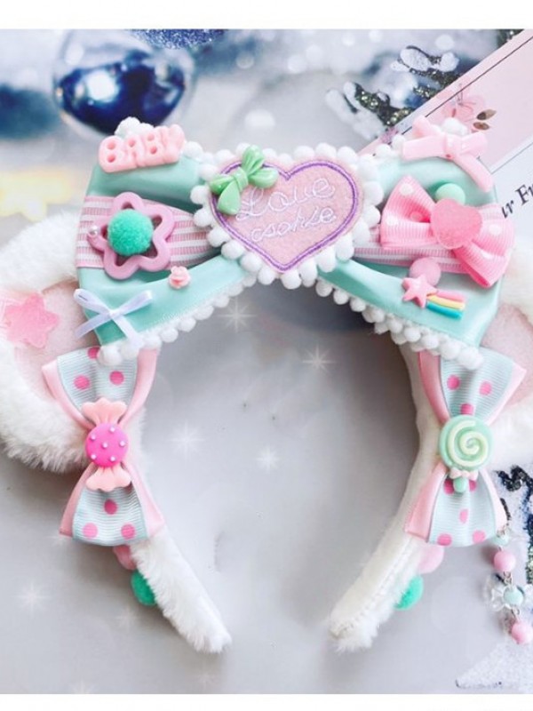 Furry Bear Ear Sweet Lolita KC