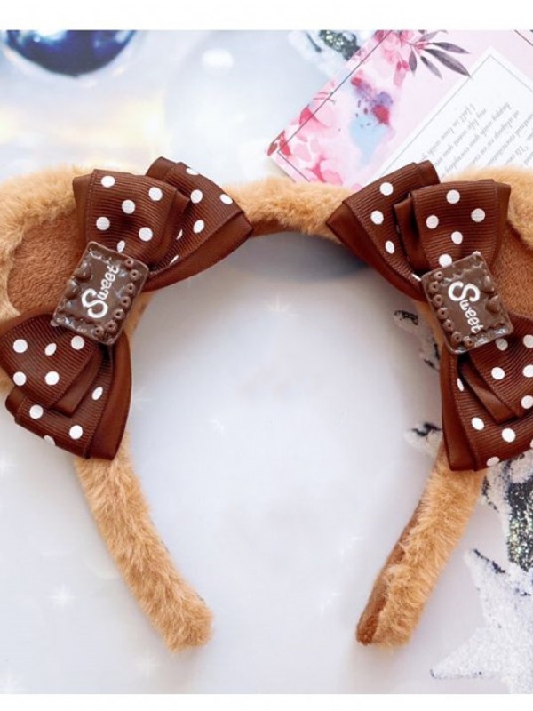 Furry Bear Ear Sweet Lolita KC