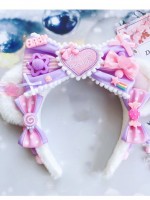 Furry Bear Ear Sweet Lolita KC