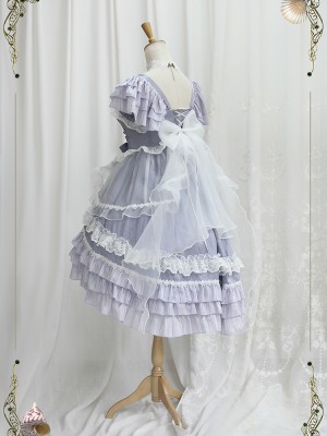 Glistening Froth Elegant Bride One-piece