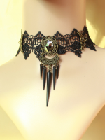 Gothic Black Lace Vintage Choker