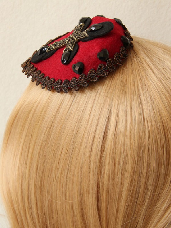 Gothic Cross Mini Top Hat Gothic Cross Mini Top Hat