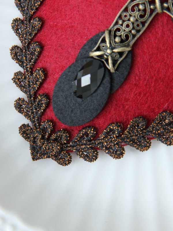 Gothic Cross Mini Top Hat Gothic Cross Mini Top Hat