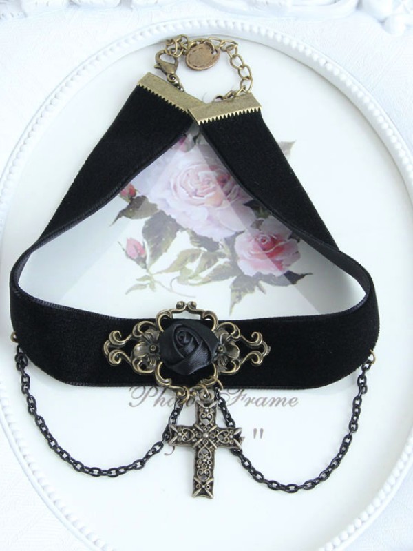 Gothic Punk Cross Choker Gothic Punk Cross Choker