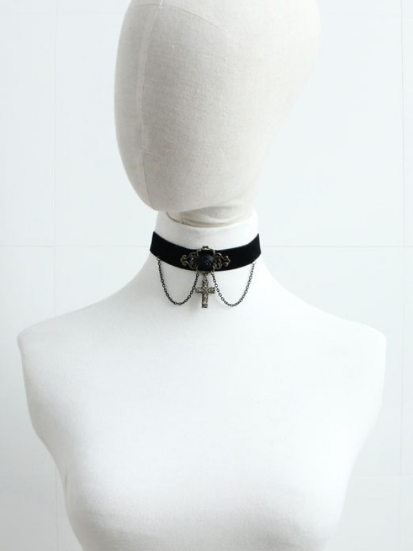 Gothic Punk Cross Choker Gothic Punk Cross Choker