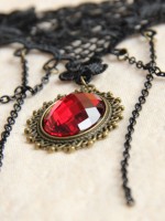 Gothic Race Red Diamond Armband Gothic Race Red Diamond Armband