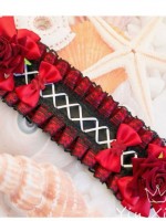 Gothic Silky Rose Lolita Hair Band Gothic Silky Rose Lolita Hair Band